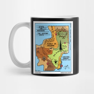 The State Of Nowhere Funny Geography Novelty Gift Mug